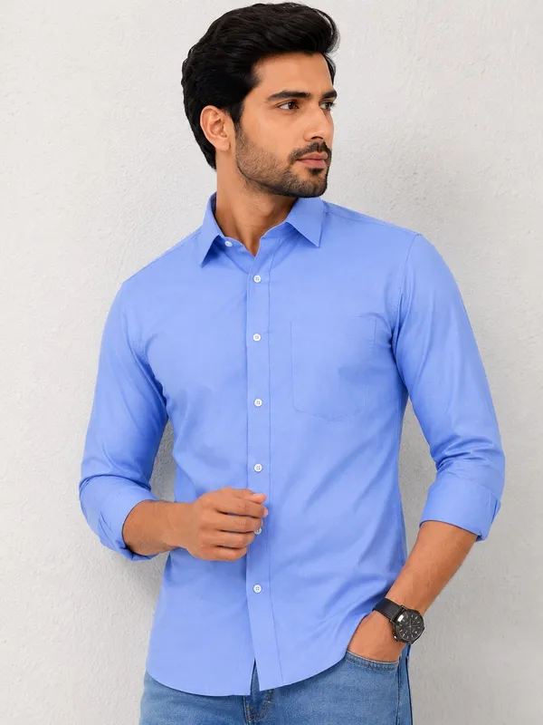 Blue_Slim_Fit_Casual_Shirt_for_Men