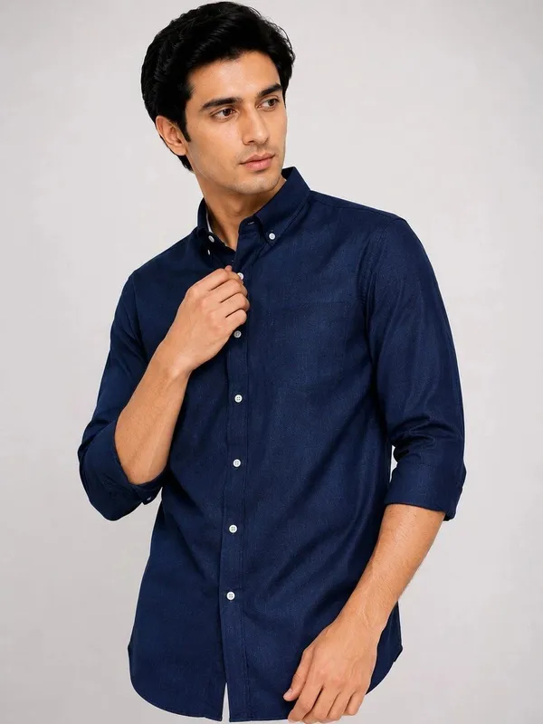Navy_Cotton_Regular_Fit_Casual_Shirt_for_Men