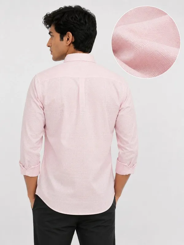 Pink_Textured_Button_Down_Shirt_for_Men