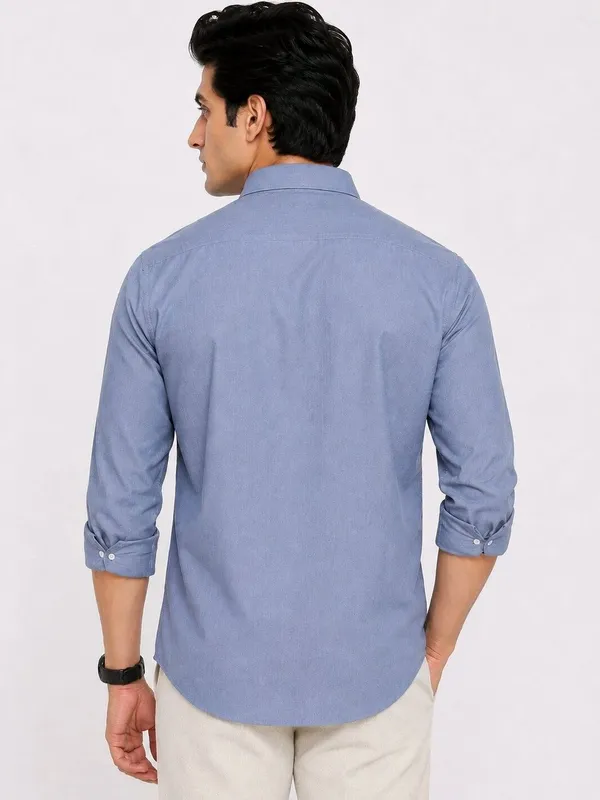 Blue_Casual_Button_Down_Shirt_for_Men