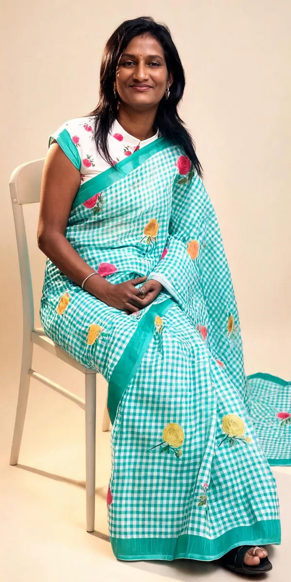 Rama_Trending_Checks_Saree