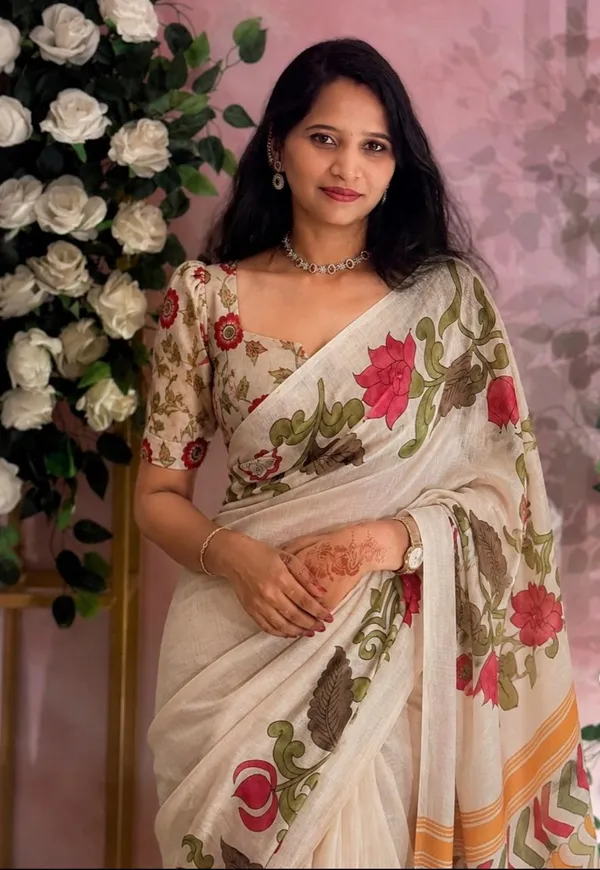 Chikoo_Kalamkari_Silk_With_Mirror
