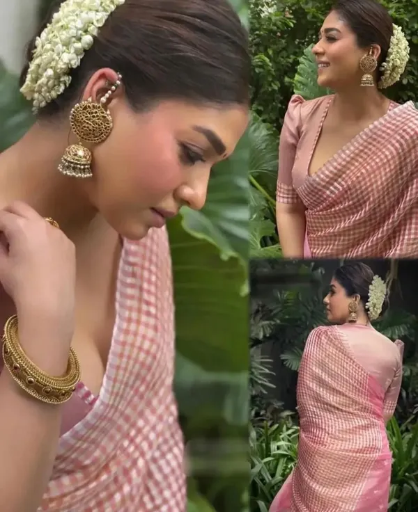 Nayanthara_Checks_Silk