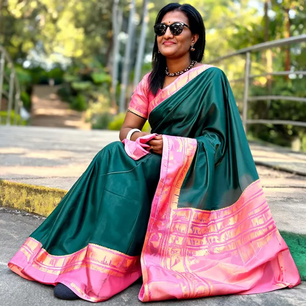 Green_Mysore_Silk_Saree