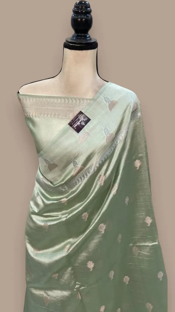 Mint_Green_Woven_Saree_for_Women