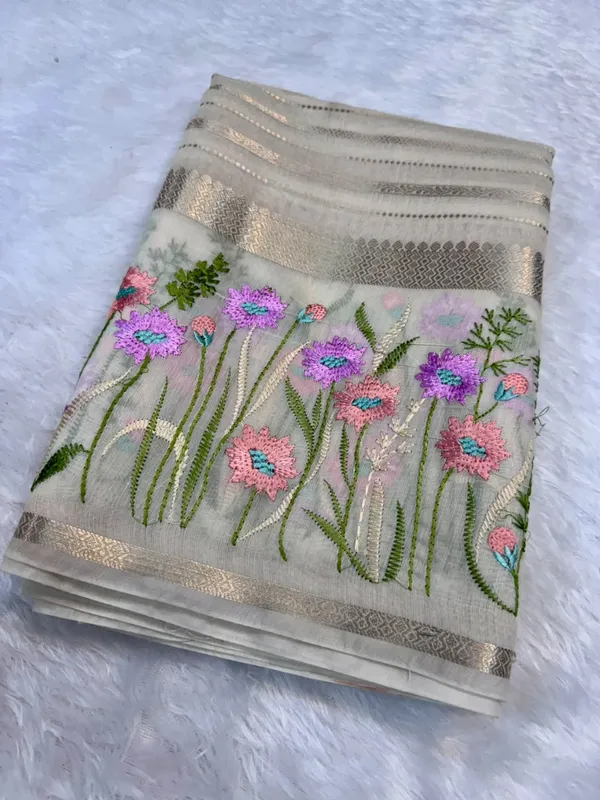 Cream_Seli_Katan_Silk_Floral_Embroidered_Saree_For_Women