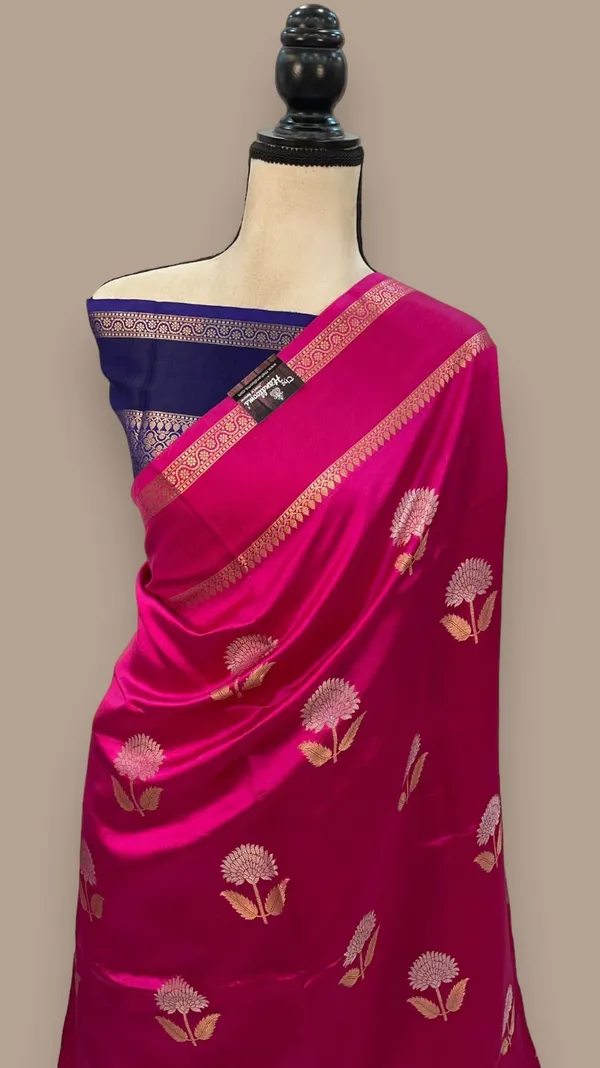 Pink_Silk_Floral_Motif_Saree_for_Women