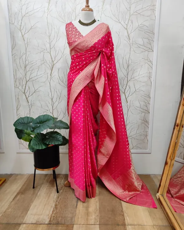 Pink_Tamanna_Silk_Printed_Border_Saree_For_Women
