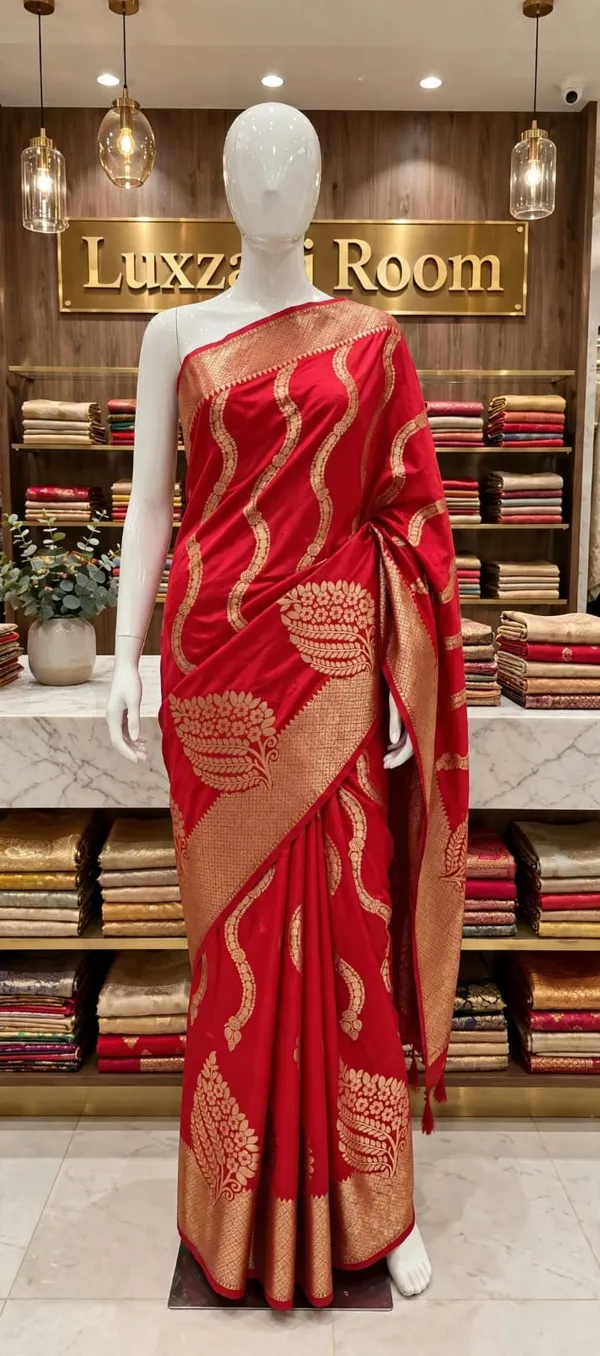 Red_Woven_Traditional_Saree_for_Women