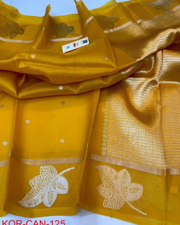 Mustard_Woven_Floral_Saree_for_Women