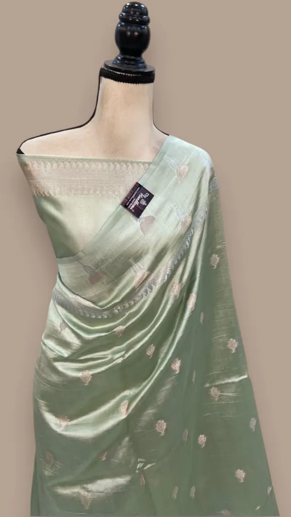 Mint_Green_Woven_Saree_for_Women
