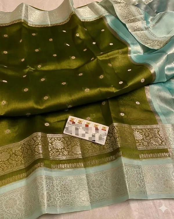Olive_Green_Silk_Zari_Saree_for_Women