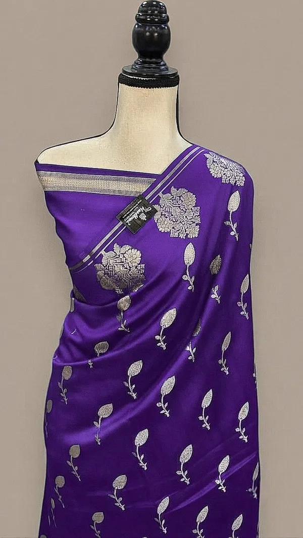 Purple_Woven_Floral_Saree_for_Women