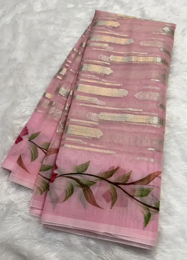 Pink_Organza_Silk_Printed_Saree_For_Women