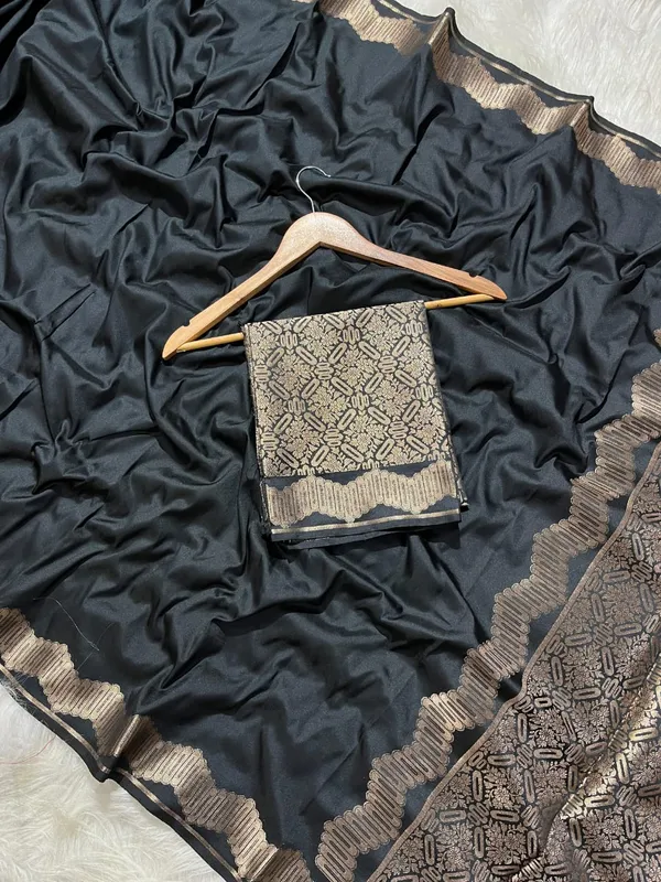 Black_Satin_Woven_Saree_for_Women