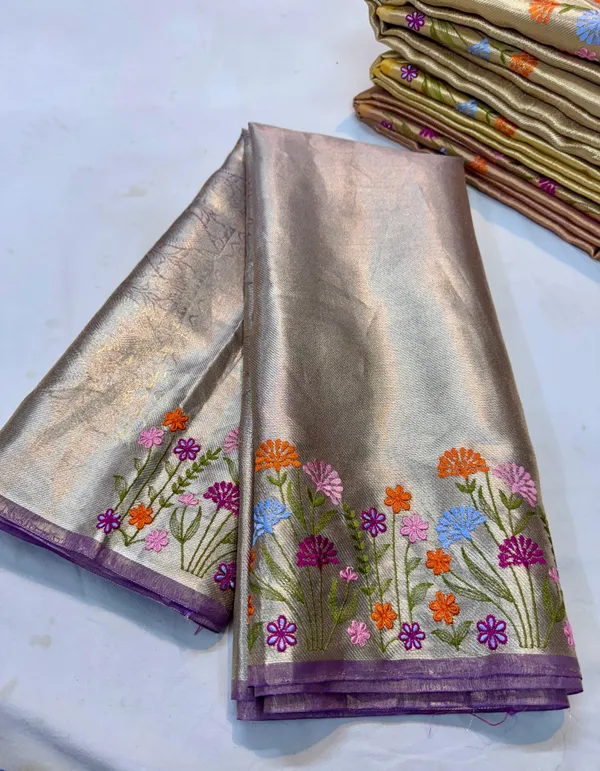 Grey_Silk_Look_Floral_Border_Saree_for_Women