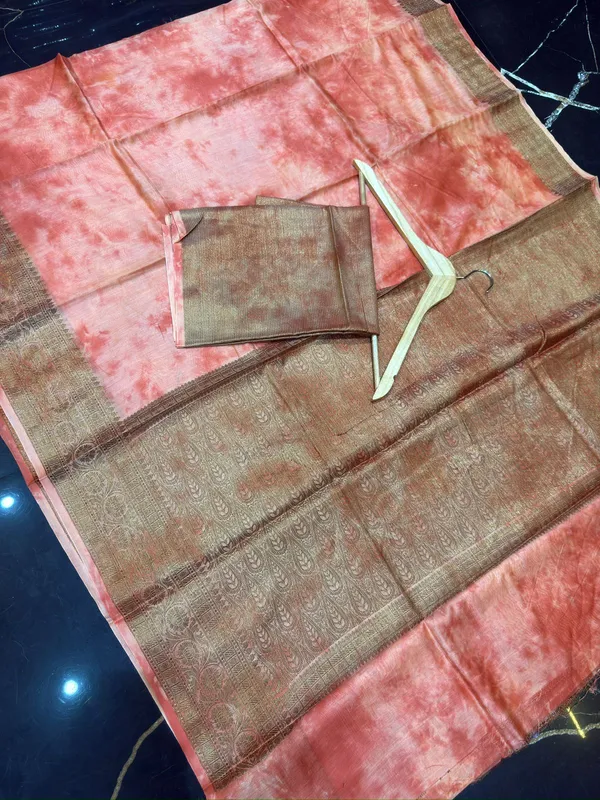 Peach_Woven_Saree_for_Women