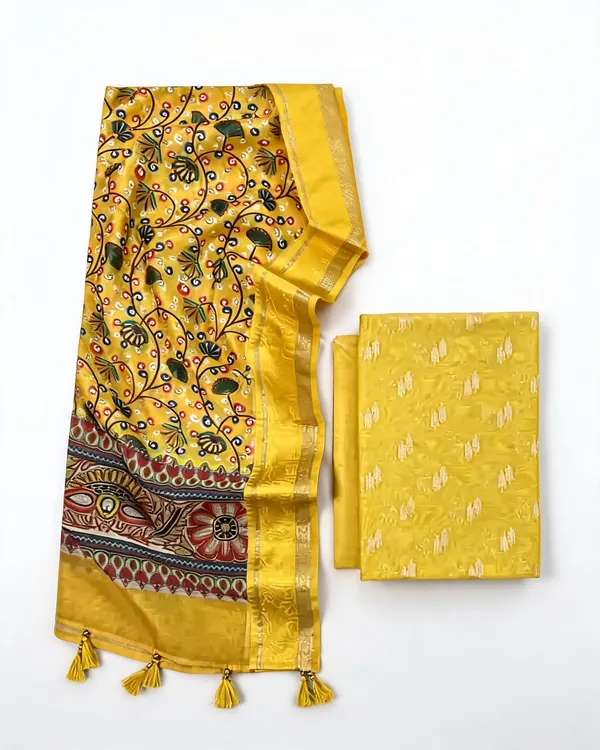 Yellow_Tapeta_Silk_Printed_Saree_For_Women