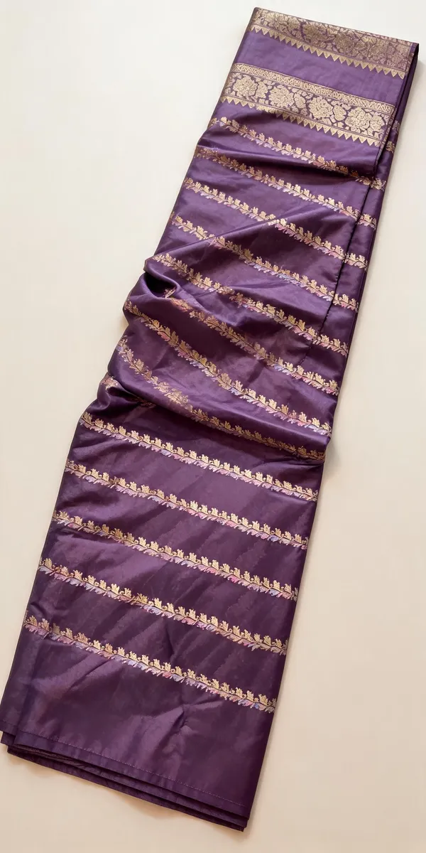 Purple_Silk_Woven_Floral_Border_Saree_For_Women