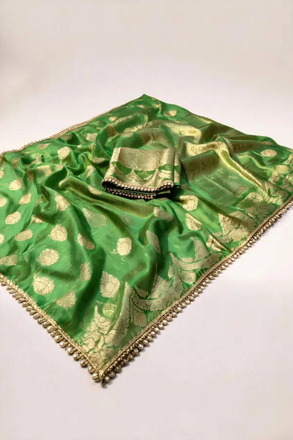 Green_Tissue_Silk_Woven_Saree_For_Women