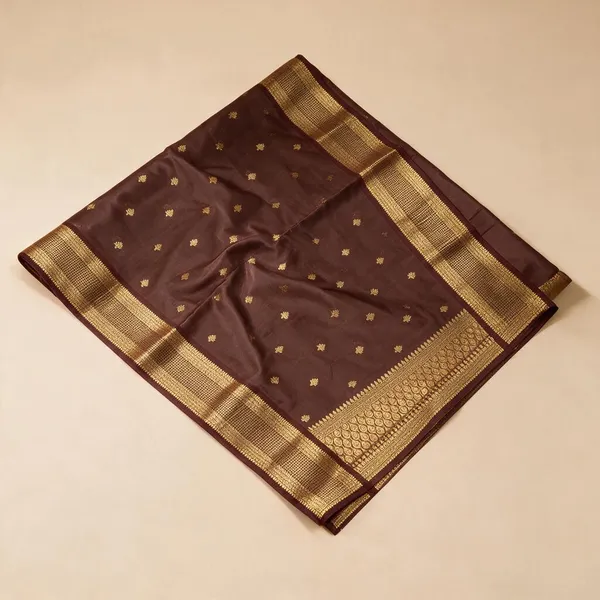 Brown_Tamanna_Silk_Zari_Woven_Saree_For_Women