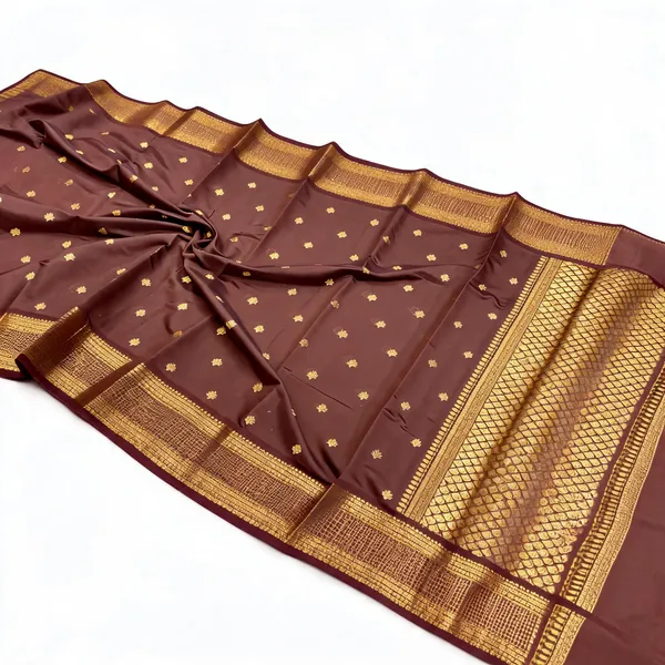 Brown_Tamanna_Silk_Zari_Woven_Saree_For_Women
