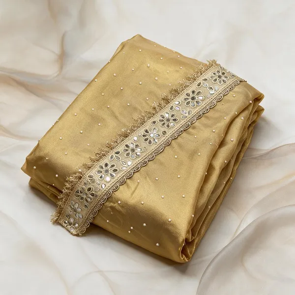 Gold_Tissue_Silk_Embellished_Saree_For_Women