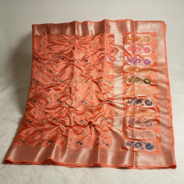 Coral_Tamanna_Silk_Floral_Zari_Border_Saree_For_Women