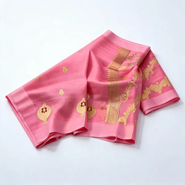 Pink_Soft_Silk_Zari_Floral_Woven_Saree_For_Women