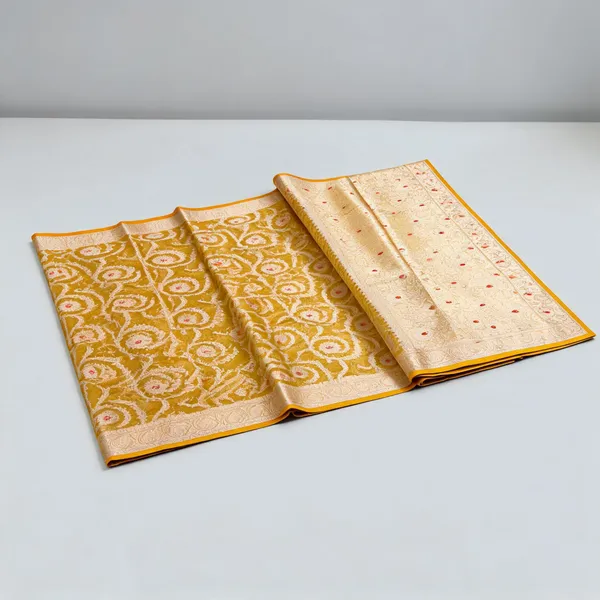Yellow_Soft_Silk_Woven_Floral_Saree_For_Women