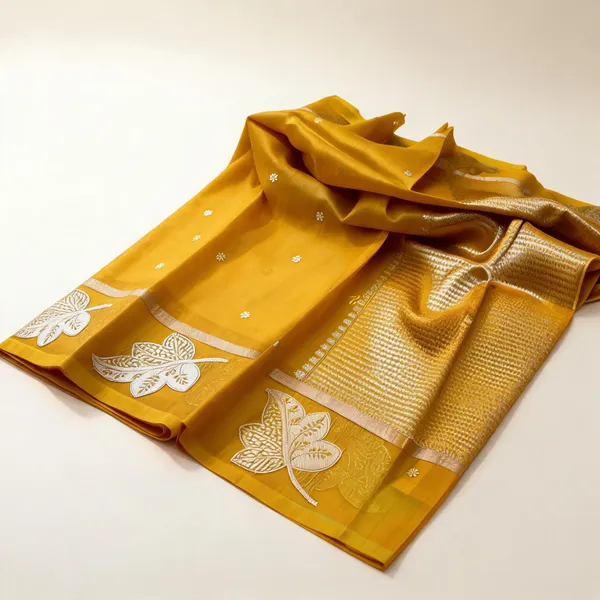 Mustard_Seli_Katan_Silk_Woven_Floral_Saree_For_Women