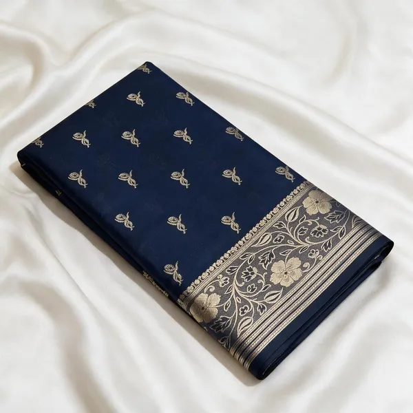 Navy_Blue_Seli_Katan_Silk_Woven_Ethnic_Saree_For_Women