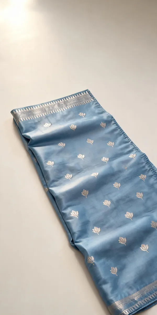 Blue_Seli_Katan_Silk_Woven_Motif_Saree_For_Women