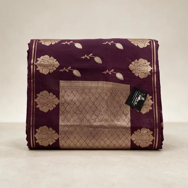 Wine_Seli_Katan_Silk_Woven_Floral_Saree_For_Women