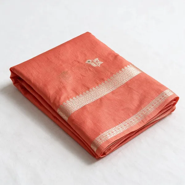 Coral_Seli_Katan_Silk_Woven_Zari_Ethnic_Saree_For_Women