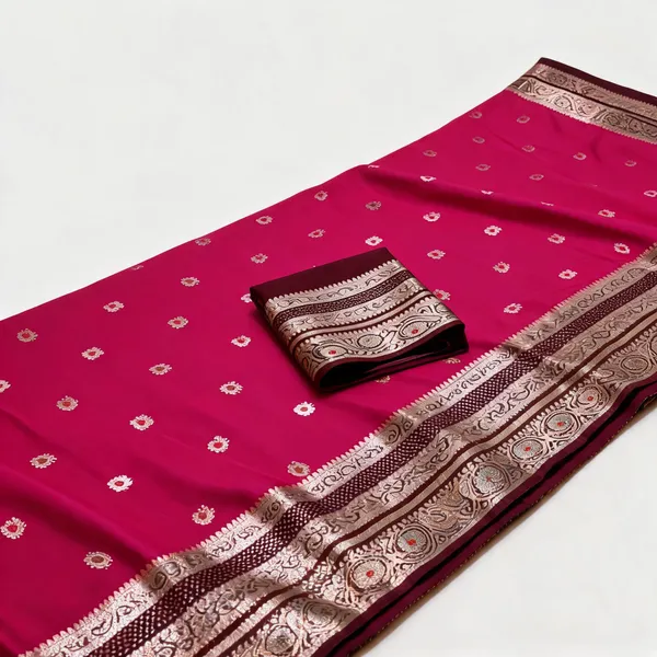 Magenta_Seli_Katan_Silk_Woven_Banarasi_Zari_Saree_For_Women