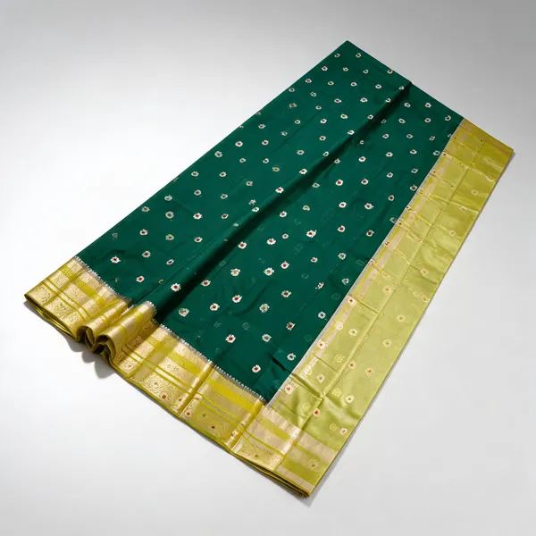 Green_Seli_Katan_Silk_Woven_Floral_Traditional_Saree_For_Women