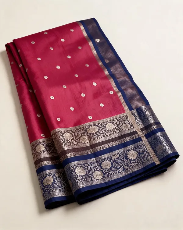 Magenta_Seli_Katan_Silk_Banarasi_Woven_Saree_For_Women