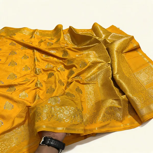 Mustard_Seli_Katan_Silk_Zari_Woven_Saree_For_Women