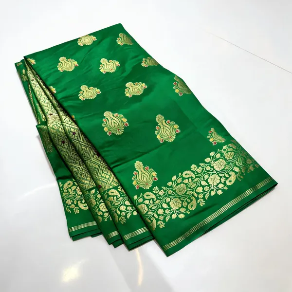 Green_Seli_Katan_Silk_Paisley_Woven_Saree_For_Women