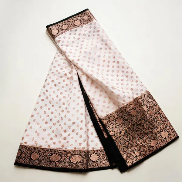 White_Seli_Katan_Silk_Floral_Border_Woven_Saree_For_Women