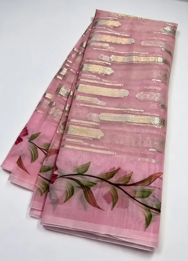 Pink_Organza_Silk_Printed_Saree_For_Women