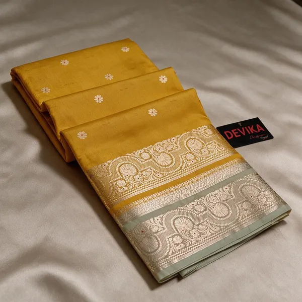 Mustard_Soft_Silk_Zari_Border_Woven_Saree_For_Women