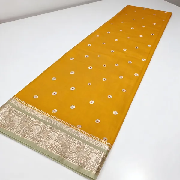 Mustard_Soft_Silk_Zari_Border_Woven_Saree_For_Women