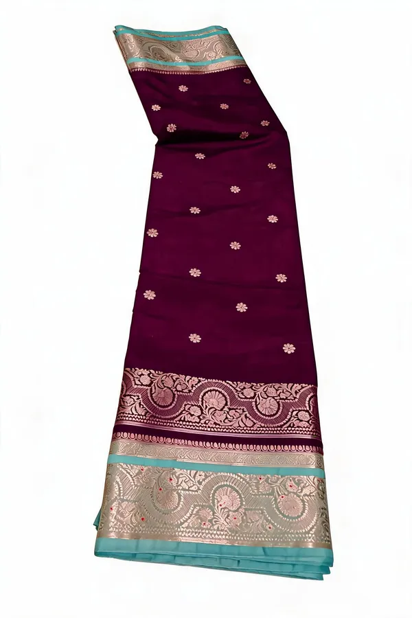 Purple_Soft_Silk_Floral_Woven_Saree_For_Women