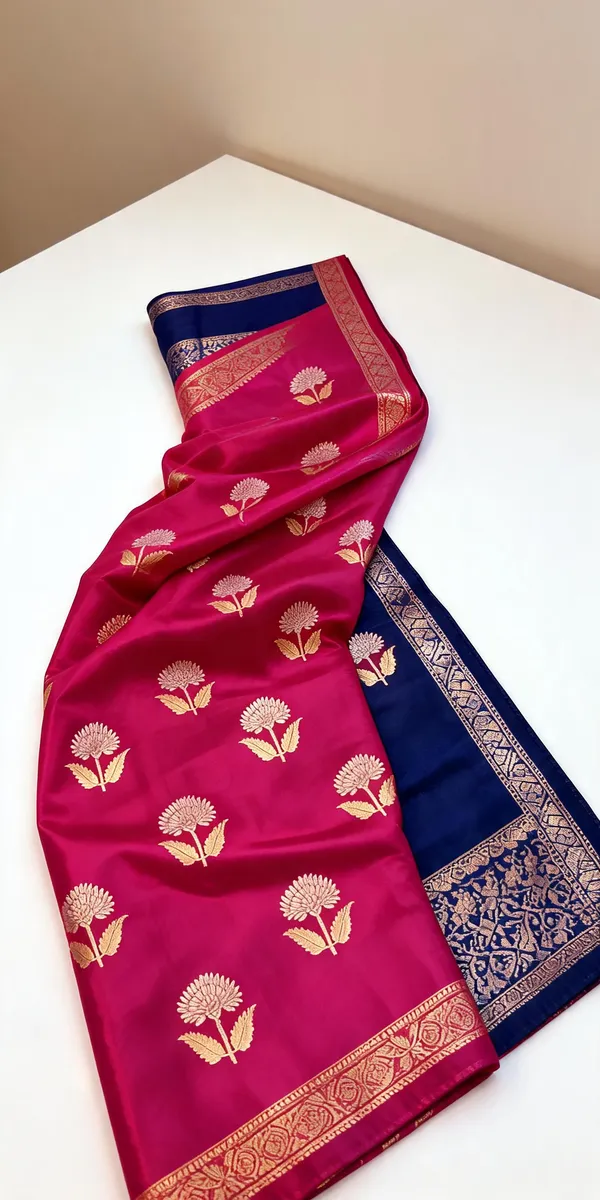 Pink_Soft_Silk_Floral_Motif_Woven_Saree_For_Women