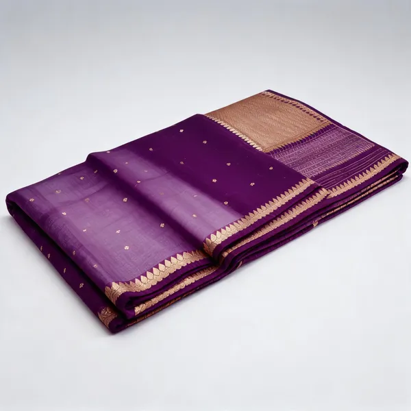 Purple_Organza_Silk_Woven_Zari_Border_Saree_For_Women