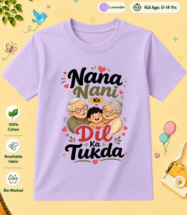 Nana_Nani_Ka_Dil_Ka_Tukda_Kid_Cotton_Tshirt
