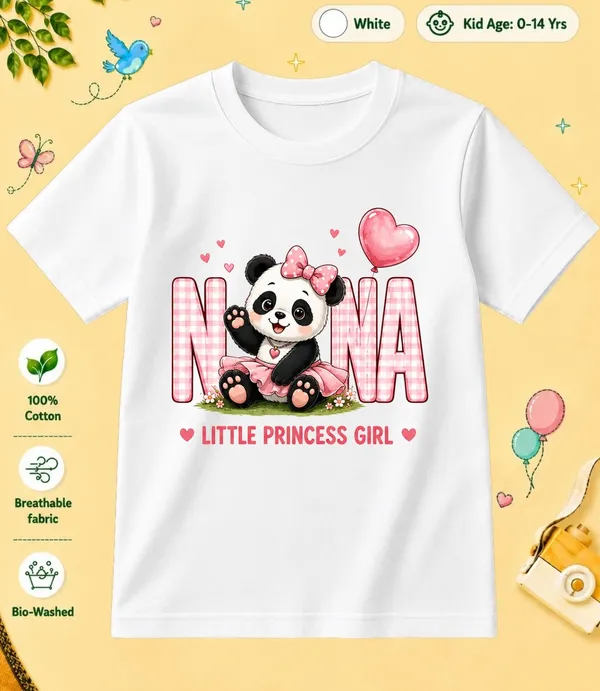 Nana_Little_Princess_Girl_Kid_Cotton_Tshirt