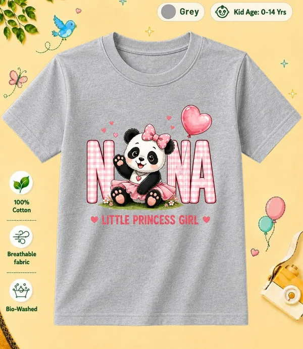 Nana_Little_Princess_Girl_Kid_Cotton_Tshirt
